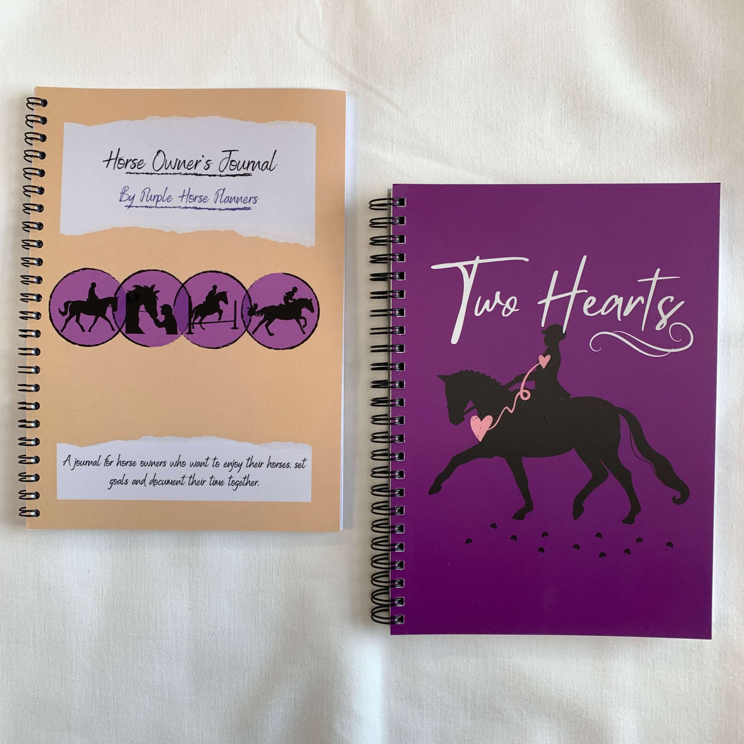 Horse Owner's Journal + Notebook Bundle