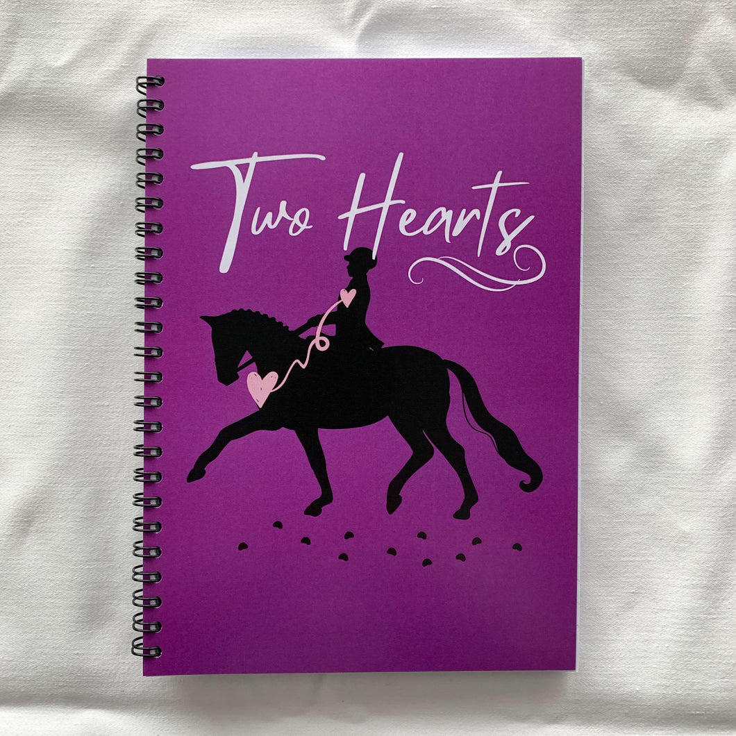 Equestrian Two Hearts Notebook